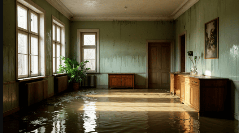 Высушивание стен после затопления в Минске